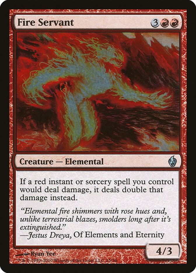 Fire Servant 15/34 (Premium Deck Series: Fire and Lightning)  - Foil