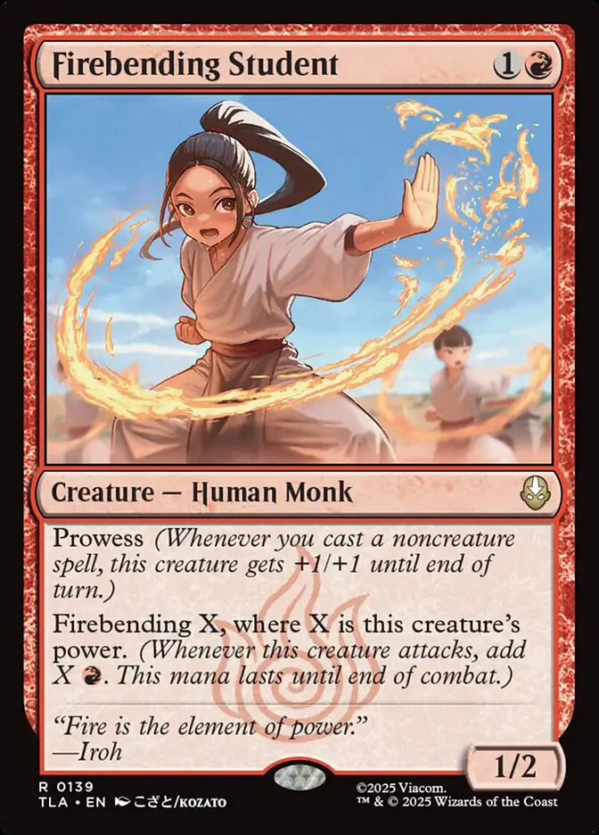 Firebending Student 139/286 (Avatar: The Last Airbender)