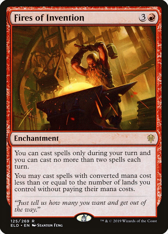 Fires of Invention 125/269 (Throne of Eldraine) - Foil