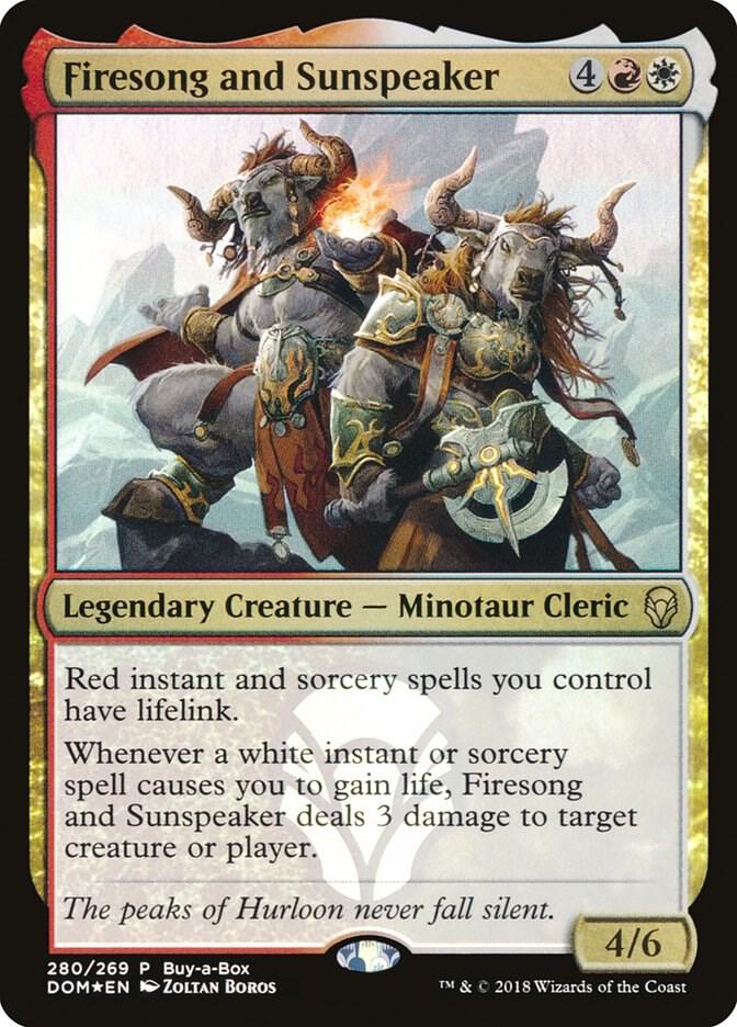 Firesong and Sunspeaker 280/269 (Buy-A-Box Promos)  - Foil
