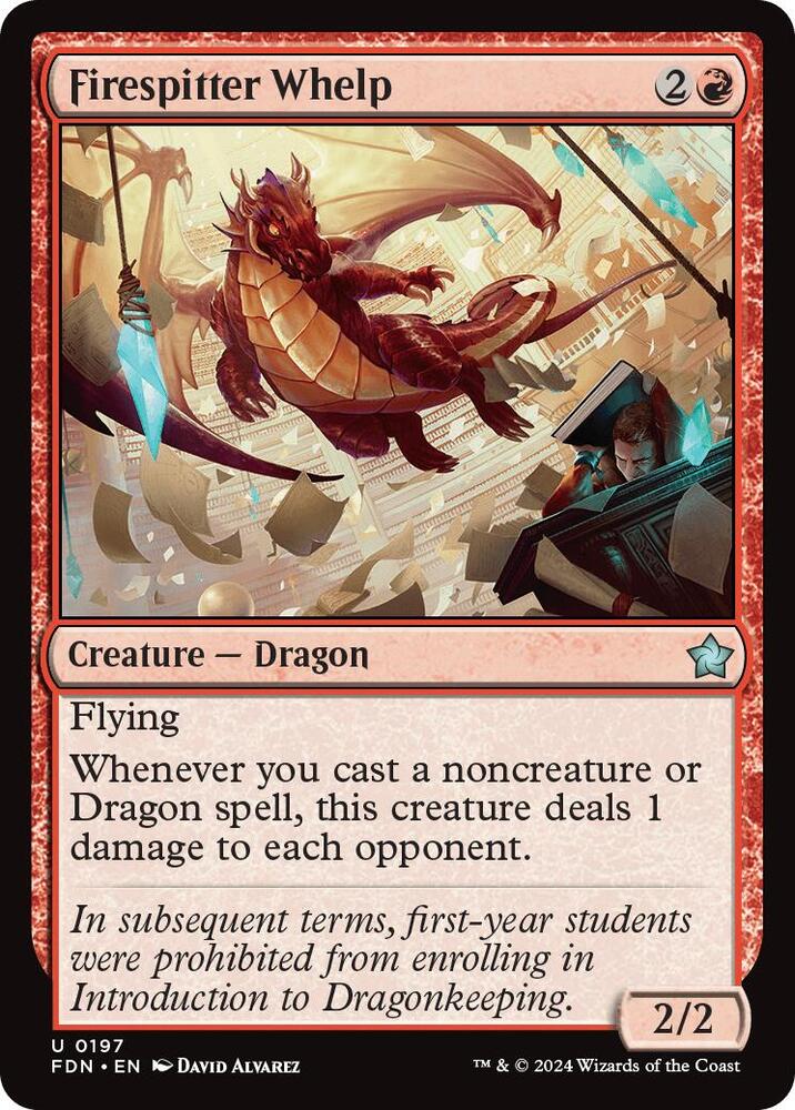 Firespitter Whelp 197 (Foundations) - Foil