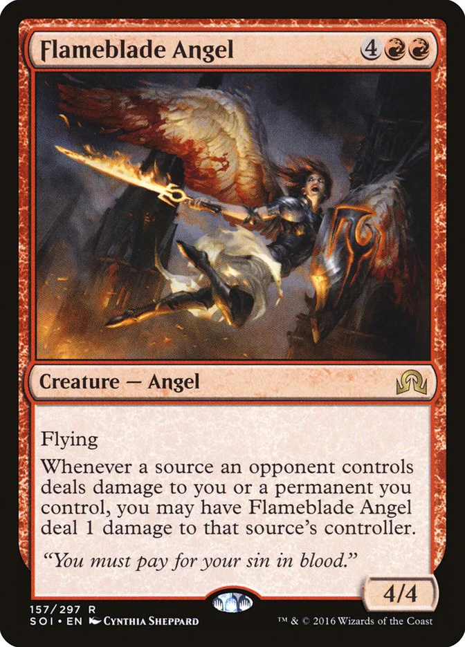 Flameblade Angel 157/297 (Shadows over Innistrad)
