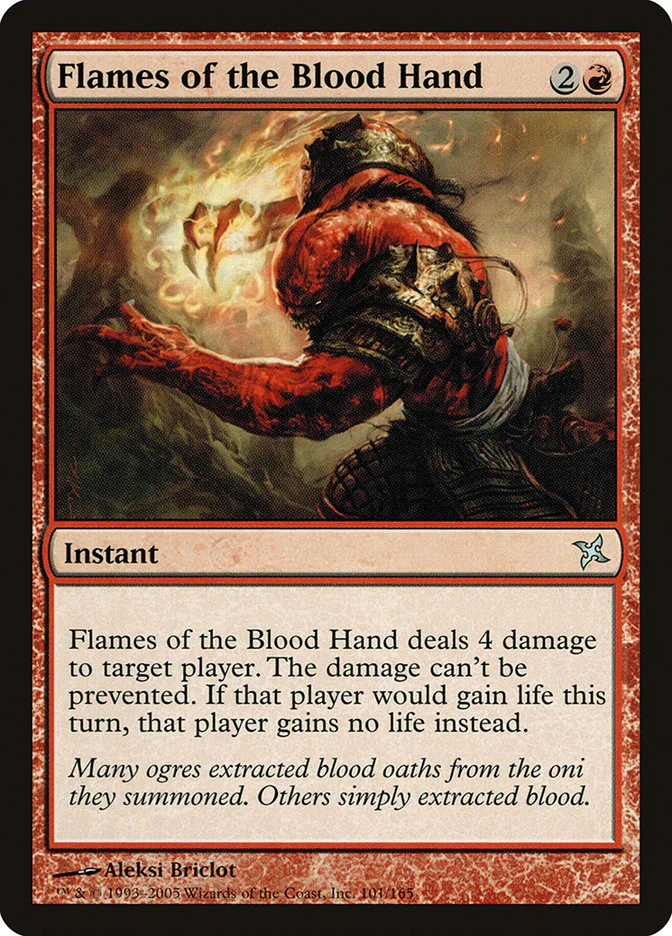 Flames of the Blood Hand 101/165 (Betrayers of Kamigawa)