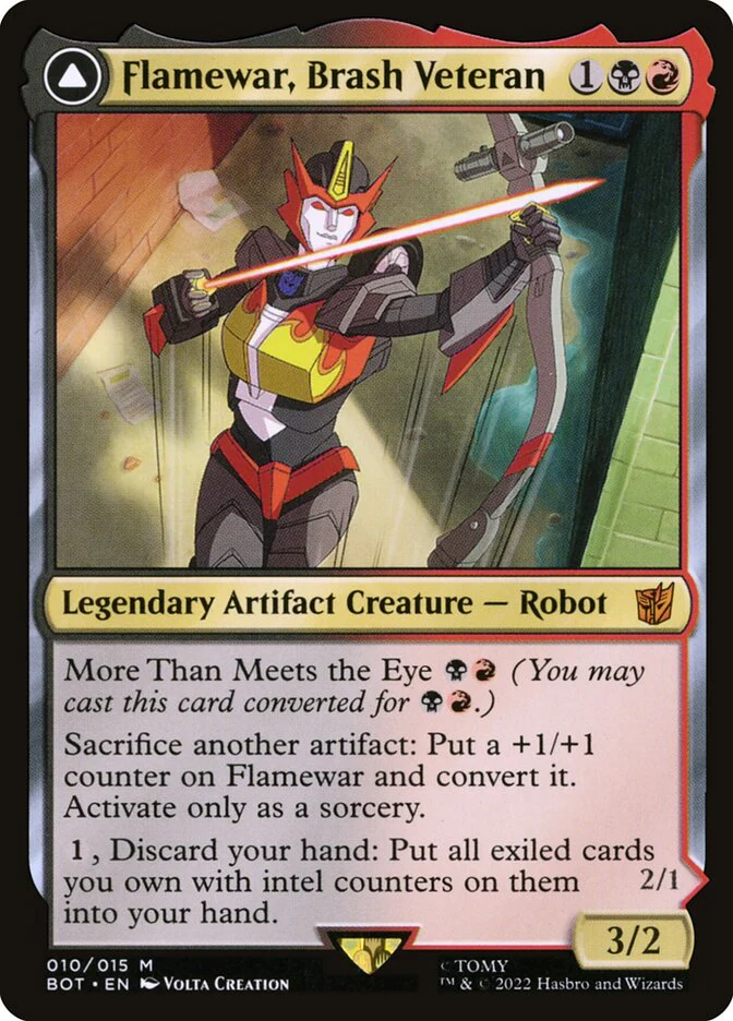 Flamewar Brash Veteran 10 (Universes Beyond: Transformers)
