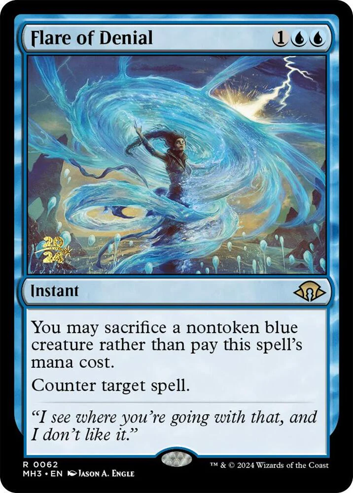 Flare of Denial 62s/90 (Prerelease Cards)  - Foil
