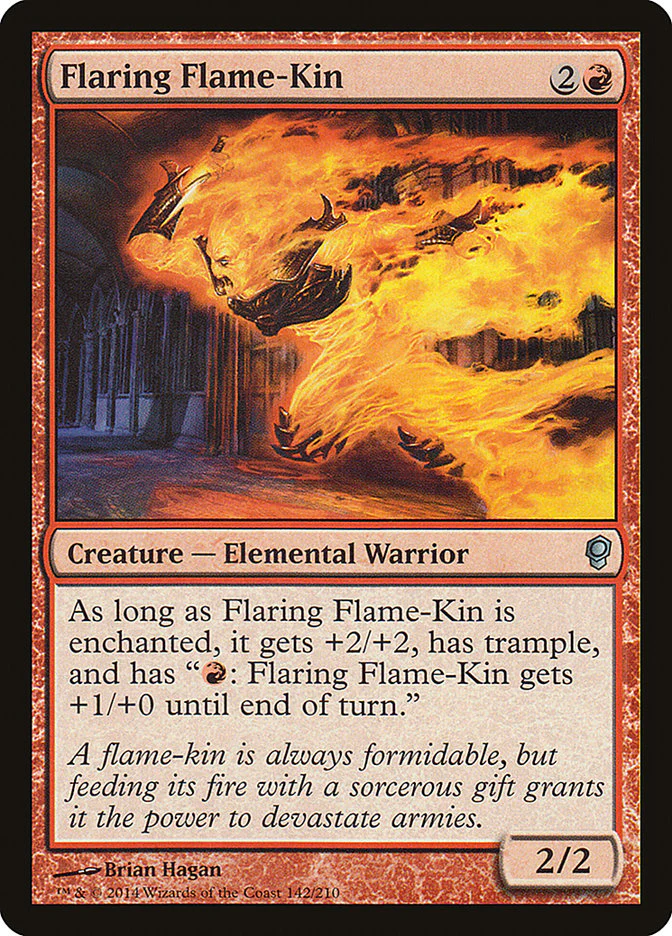 Flaring Flame-Kin 142/210 (Conspiracy) - Foil