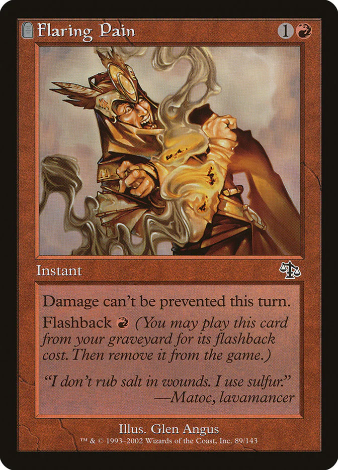 Flaring Pain 89 (Judgment)  - Foil