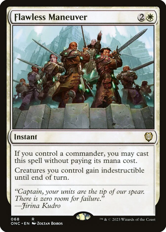 Flawless Maneuver 68/28 (Commander: Phyrexia: All Will Be One)