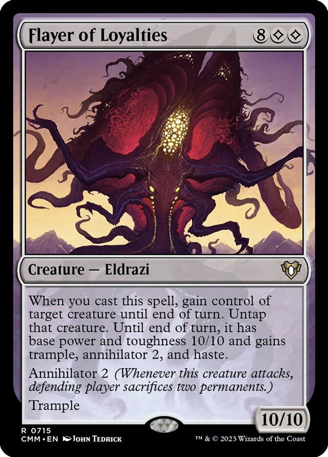 Flayer of Loyalties 715/451 (Commander Masters)