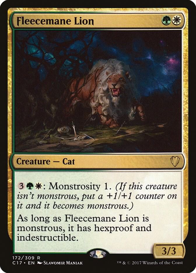 Fleecemane Lion 172/309 (Commander 2017)