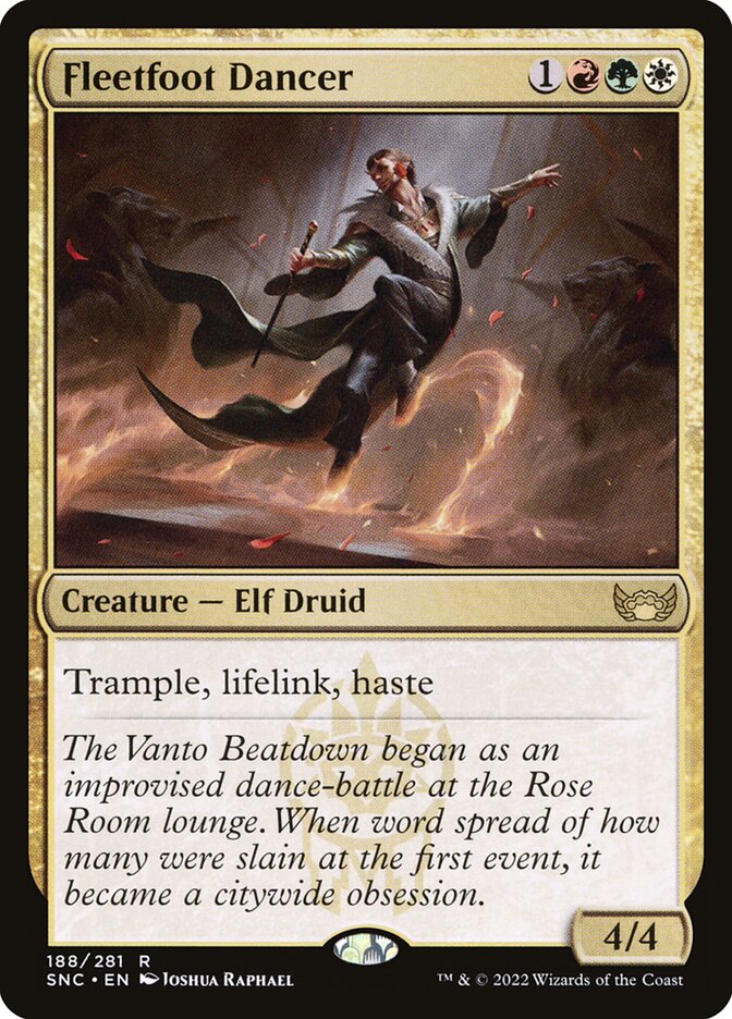 Fleetfoot Dancer 188/281 (Streets of New Capenna) - Foil