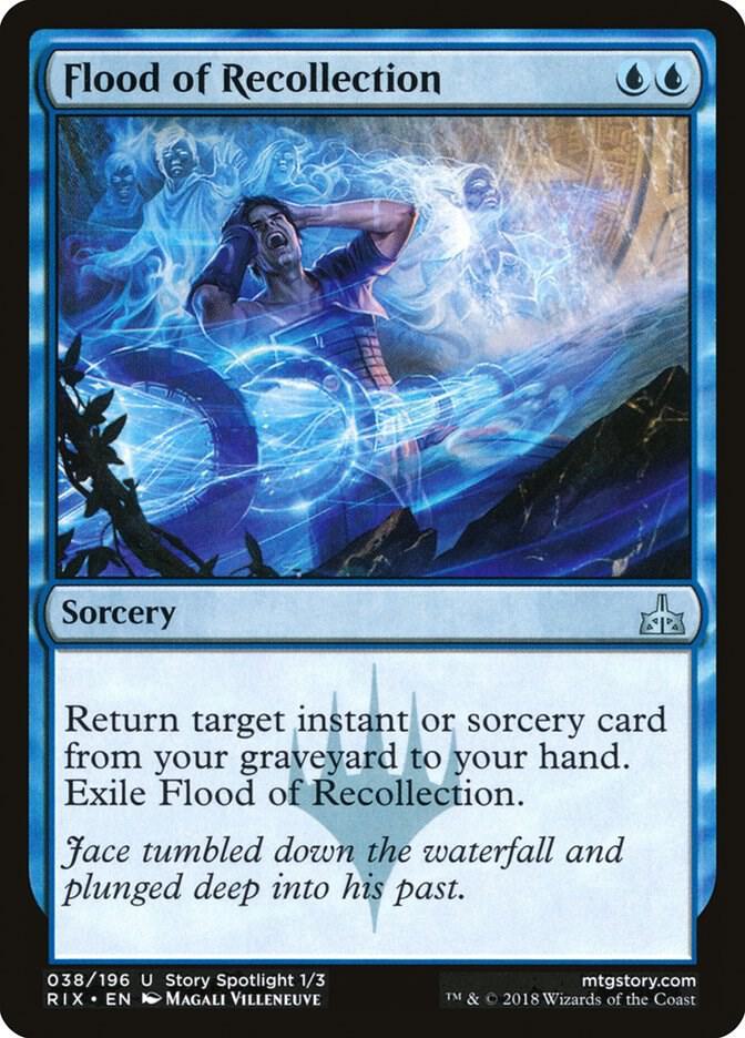 Flood of Recollection 38/196 (Rivals of Ixalan)  - Foil