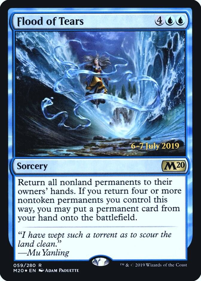 Flood of Tears 59s/144 (Prerelease Cards)  - Foil