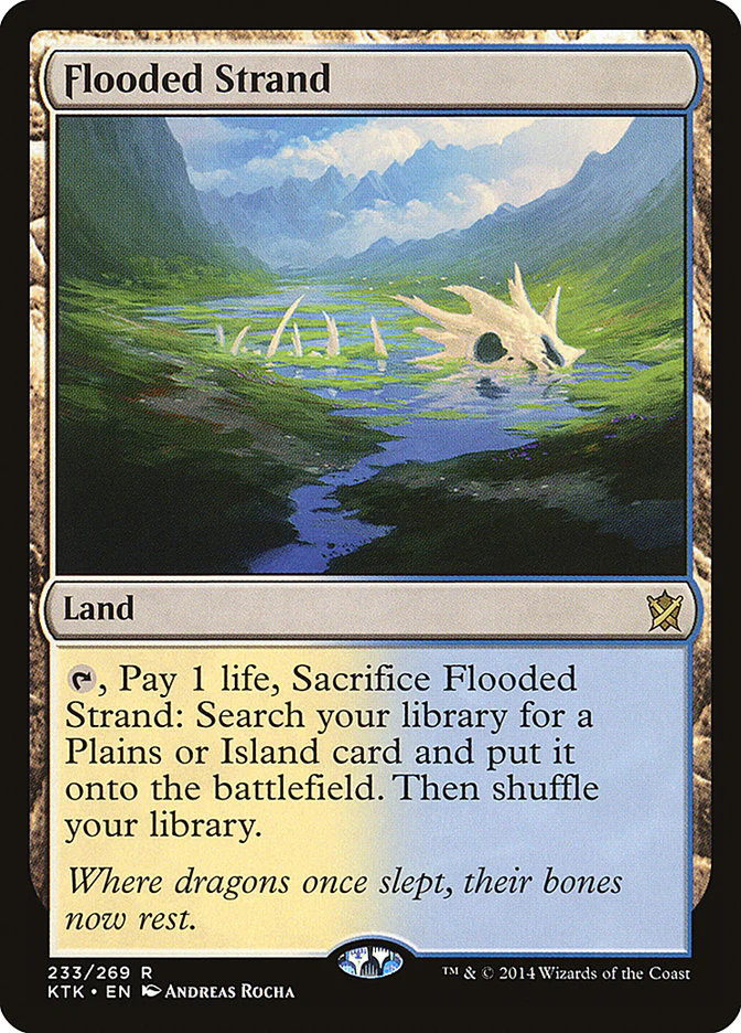 Flooded Strand 233 (Khans of Tarkir)  - Foil