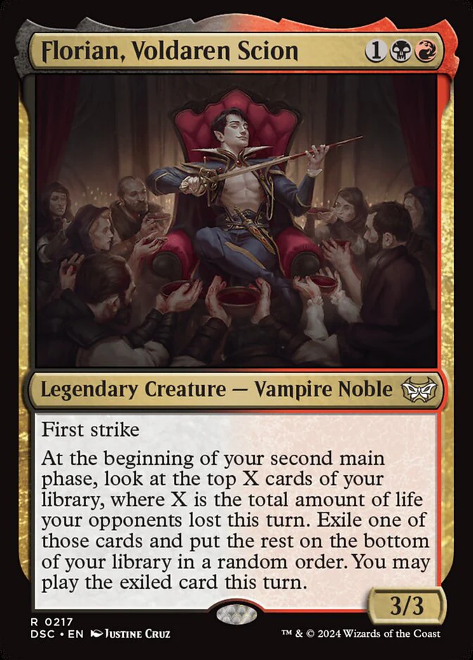 Florian, Voldaren Scion 217/40 (Commander: Duskmourn: House of Horror)