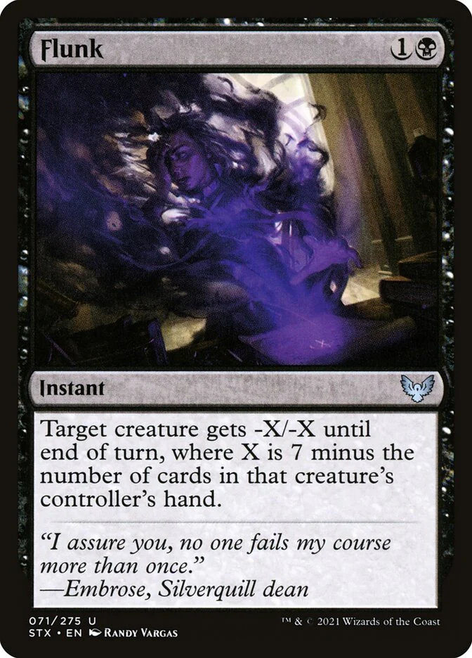 Flunk 71/275 (Strixhaven: School of Mages)  - Foil