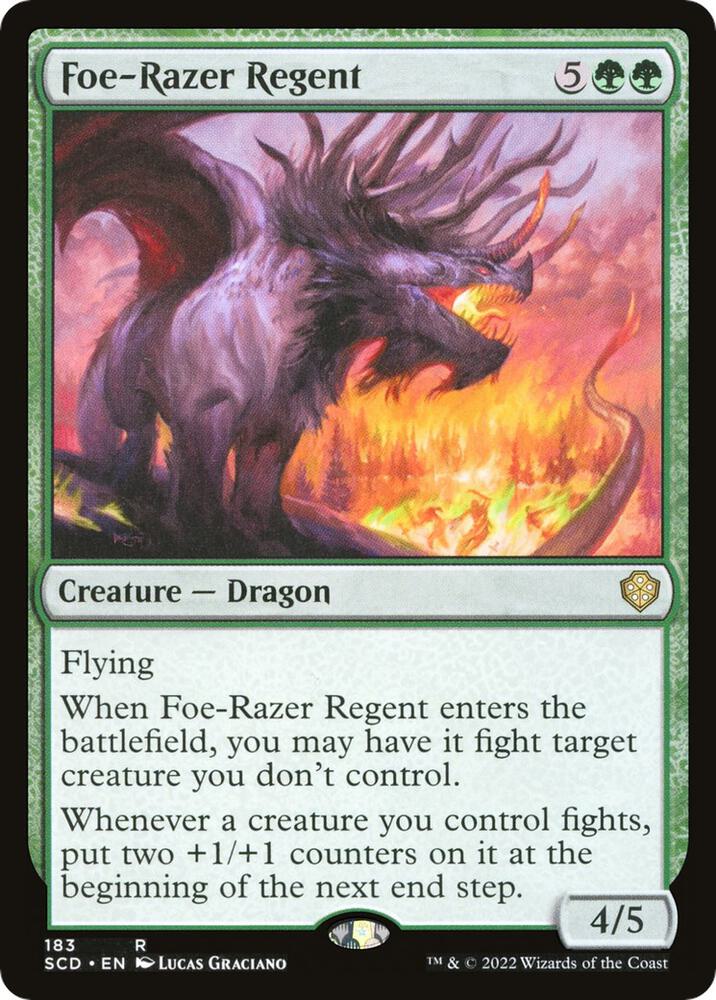 Foe-Razer Regent 183/352 (Starter Commander Decks)