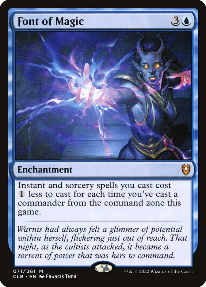Font of Magic 71/361 (Commander Legends: Battle for Baldur's Gate)  - Foil