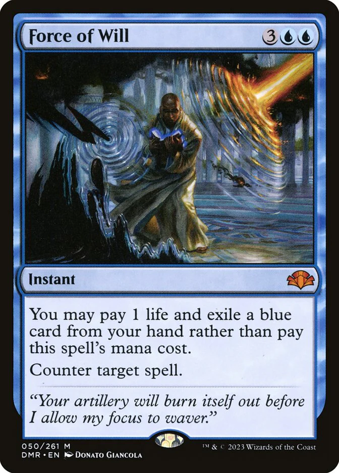 Force of Will 50/261 (Dominaria Remastered) - Foil