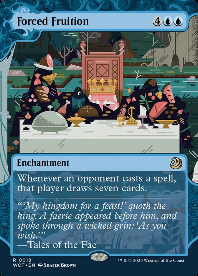 Forced Fruition 18/63 (Wilds of Eldraine: Enchanting Tales)  - Showcase Foil