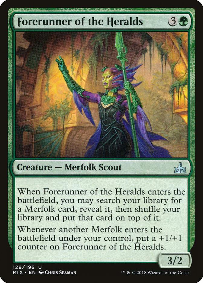 Forerunner of the Heralds 129/196 (Rivals of Ixalan)  - Foil