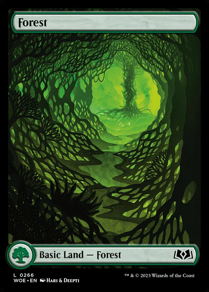 Forest 266/276 (Wilds of Eldraine)  - Full Art Foil
