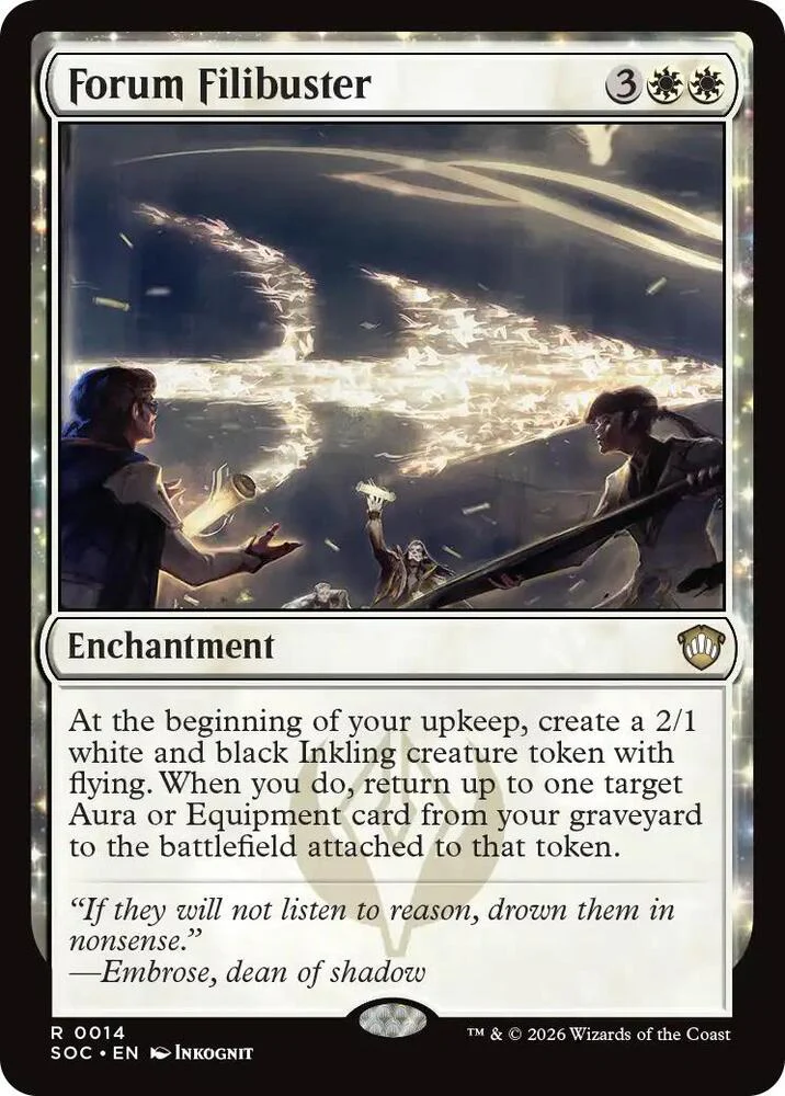 Forum Filibuster 14 (Commander: Secrets of Strixhaven)
