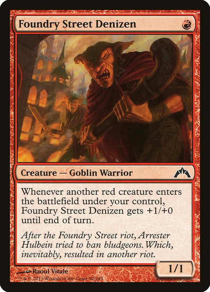 Foundry Street Denizen 92/249 (Gatecrash)  - Foil