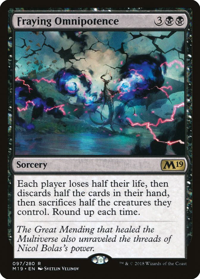 Fraying Omnipotence 97/280 (Core Set 2019)