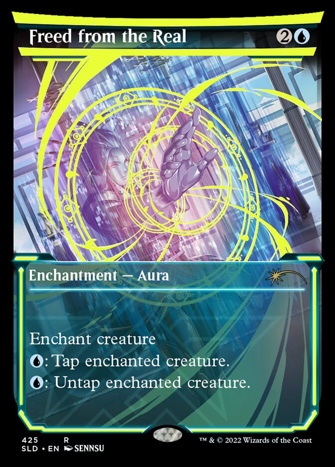 Freed from the Real 425/1 (Secret Lair Drop Series)  - Showcase Neon Ink Foil