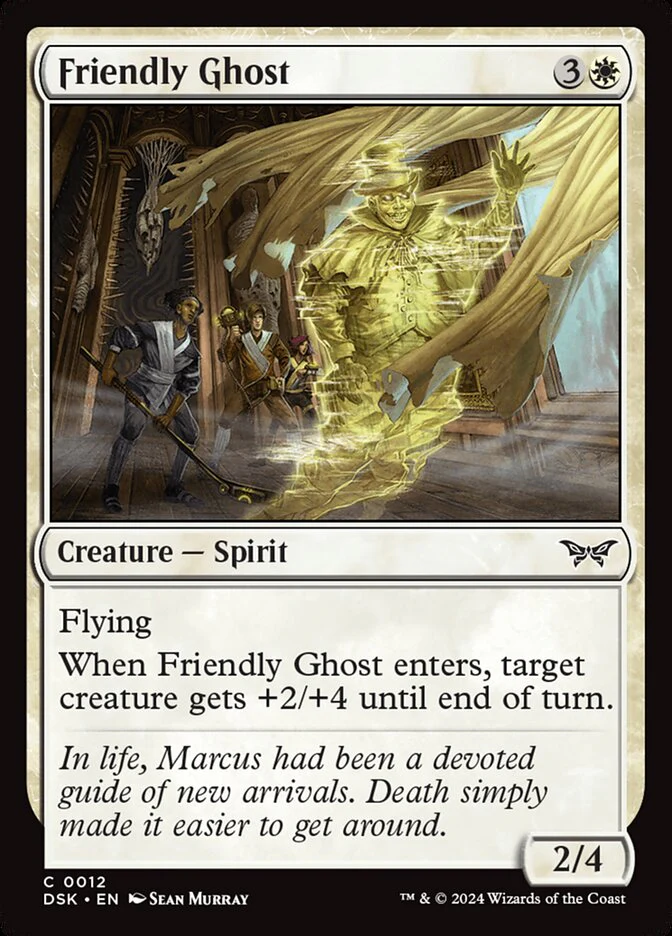 Friendly Ghost 12 (Duskmourn: House of Horror)