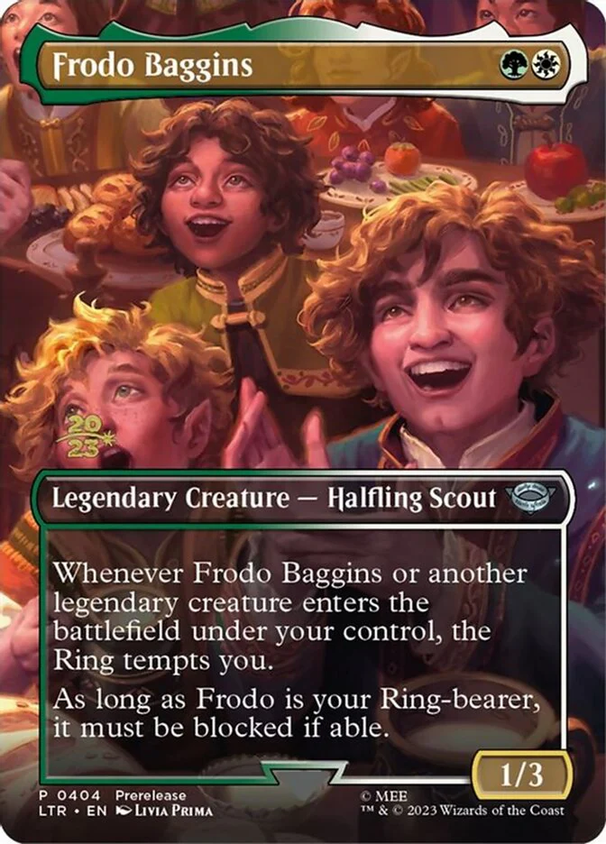 Frodo Baggins 404s/86 (Prerelease Cards) - Foil