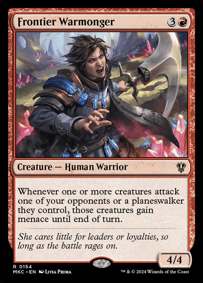Frontier Warmonger 154/311 (Commander: Murders at Karlov Manor)