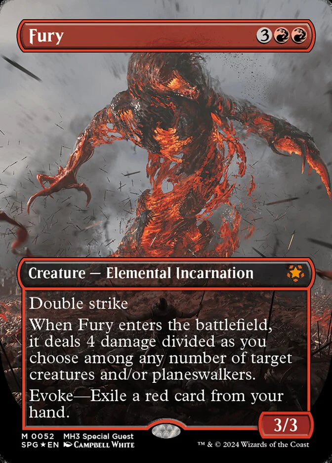 Fury 52/0 (Special Guests)  - Borderless Textured Foil