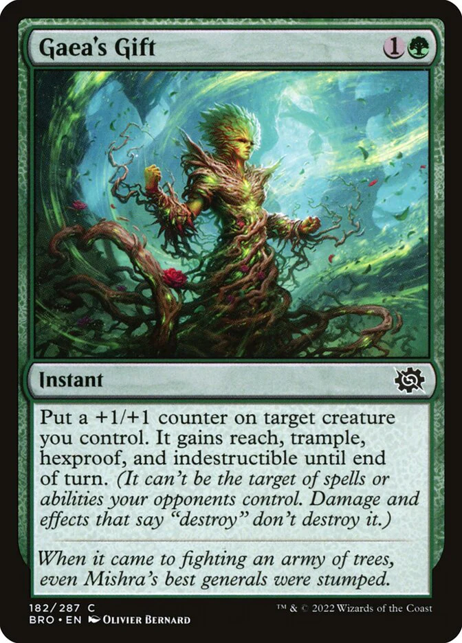 Gaeas Gift 182 (The Brothers' War) - Foil