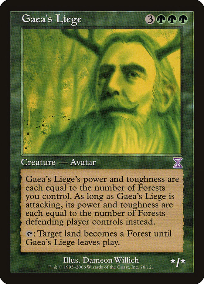 Gaea's Liege 78/121 (Timeshifted)