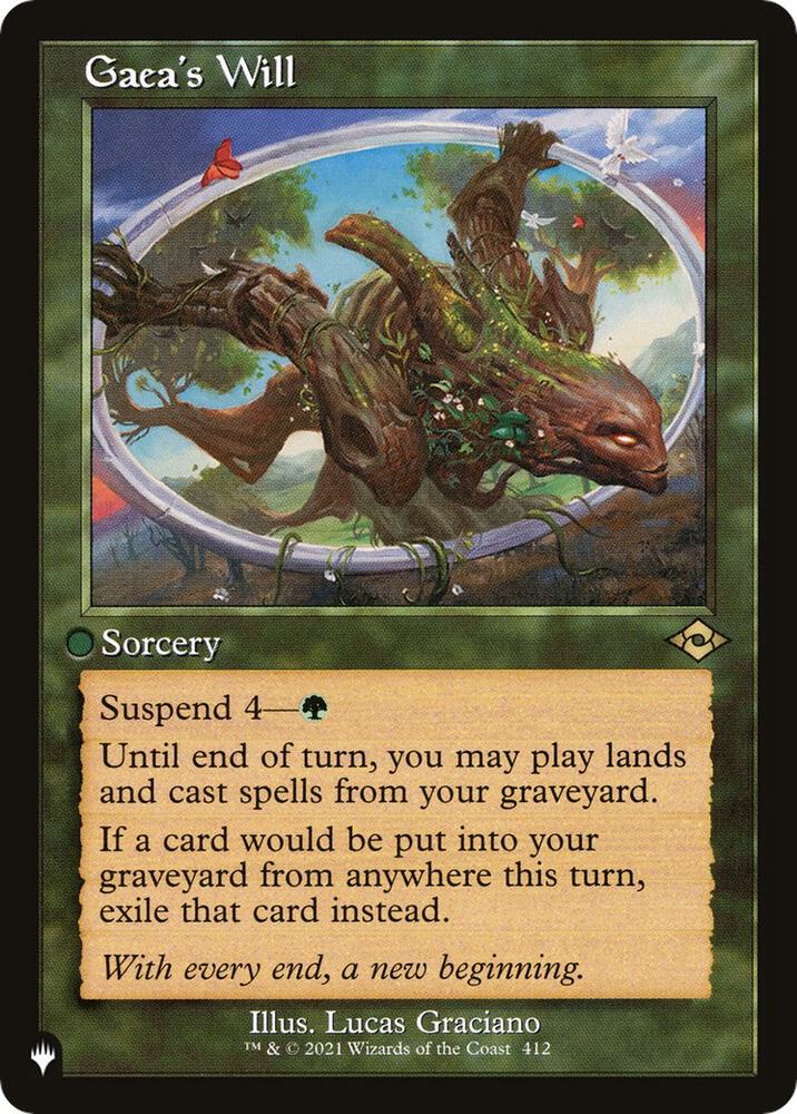 Gaeas Will MH2-412/5075 (The List Reprints)