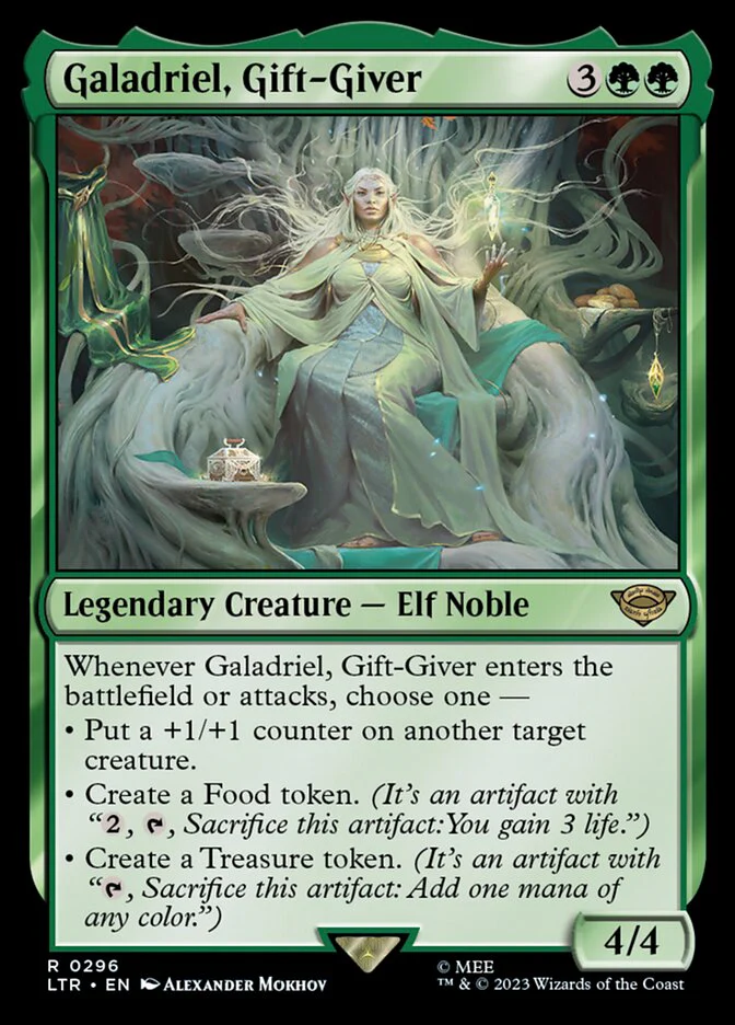 Galadriel, Gift-Giver 296/281 (Universes Beyond: The Lord of the Rings: Tales of Middle-earth)
