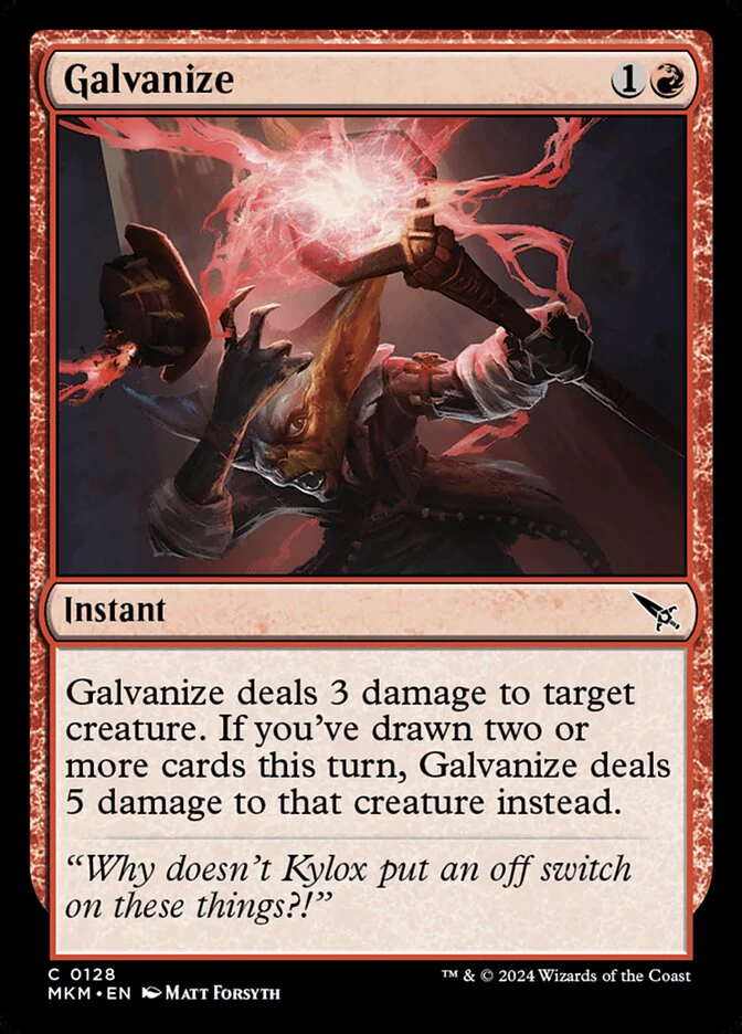 Galvanize 128/286 (Murders at Karlov Manor)  - Foil