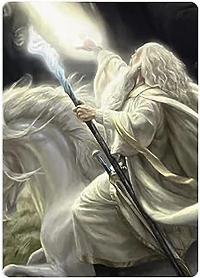 Gandalf of the Secret Fire // Gandalf of the Secret Fire 17 (Art Series: Universes Beyond: The Lord of the Rings: Tales of Middle-earth)