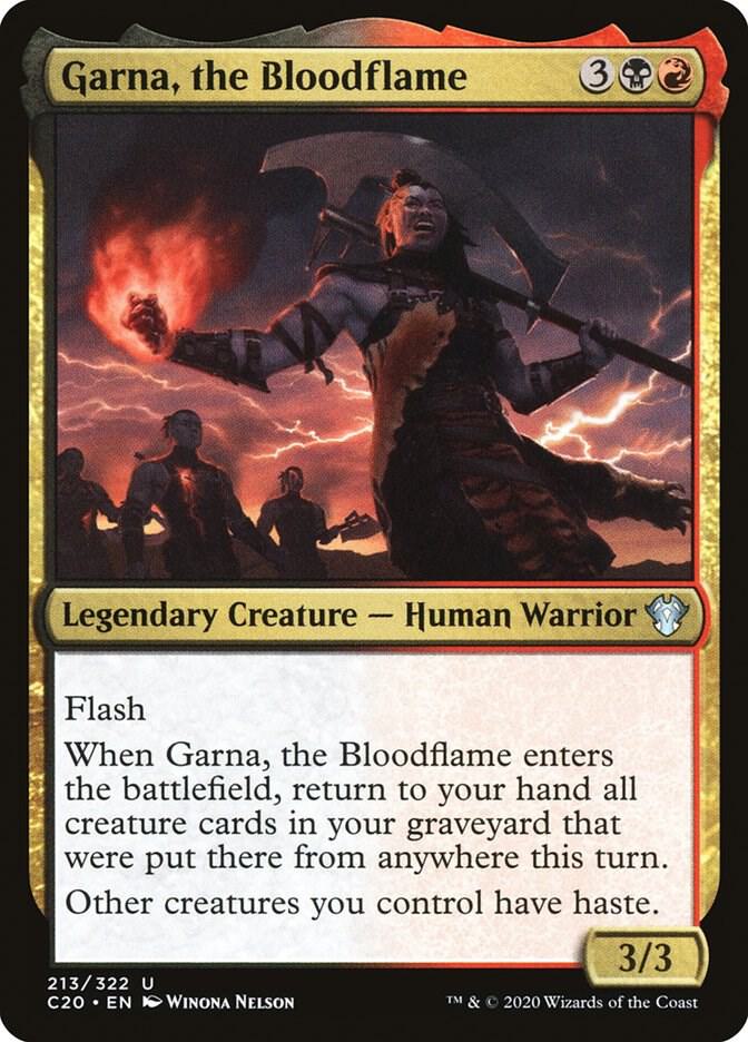 Garna, the Bloodflame 213 (Commander 2020)