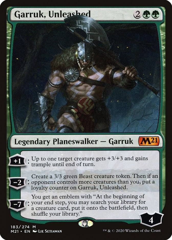 Garruk Unleashed 183 (Core Set 2021)