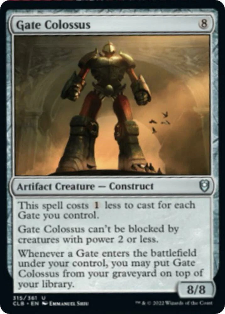 Gate Colossus 315 (Commander Legends: Battle for Baldur's Gate)  - Foil