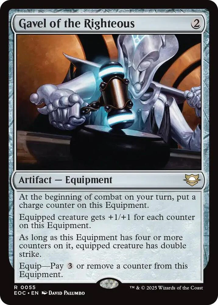 Gavel of the Righteous 55 (Commander: Edge of Eternities)