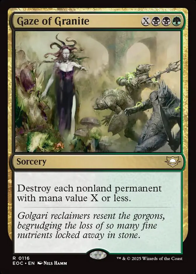 Gaze of Granite 116/191 (Commander: Edge of Eternities)