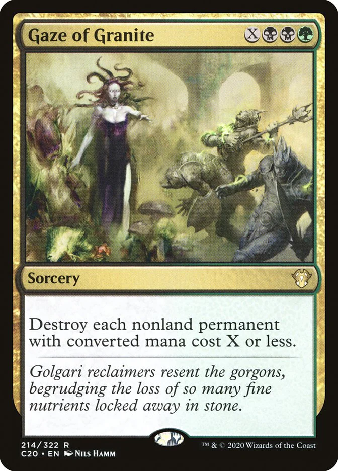 Gaze of Granite 214/322 (Commander 2020)