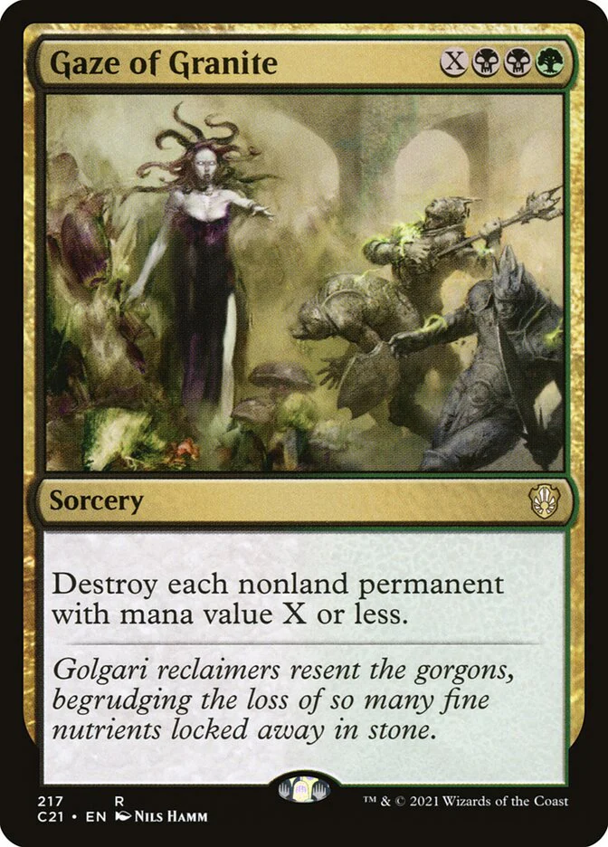 Gaze of Granite 217/81 (Commander 2021)