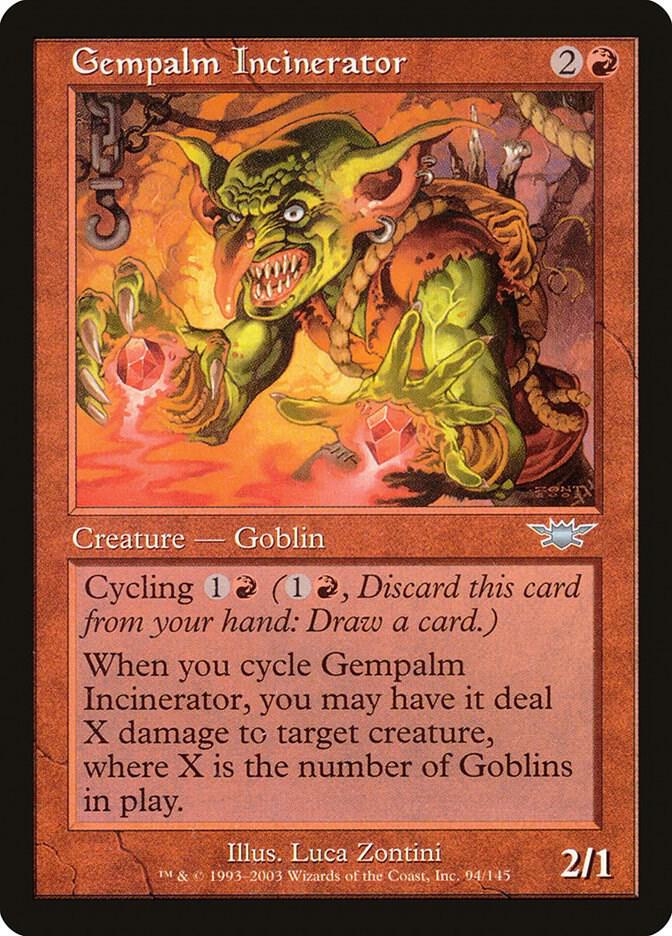 Gempalm Incinerator 94/145 (Legions)  - Foil