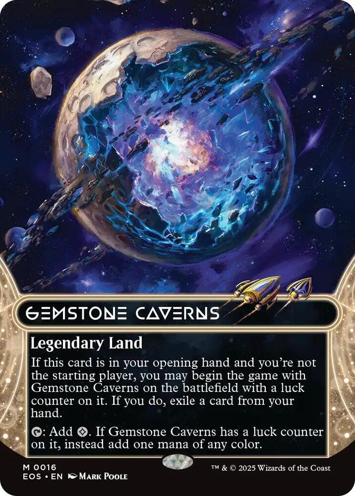 Gemstone Caverns 16 (Edge of Eternities: Stellar Sights) - Borderless
