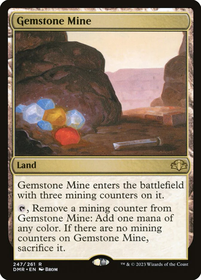 Gemstone Mine 247/261 (Dominaria Remastered) - Foil